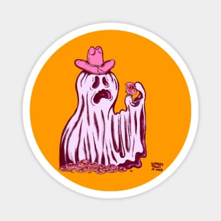 Monster Cookie Ghost Cooke pink Magnet